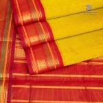 Silk Cotton Sarees Korvai Vairaoosi– Mustard Yellow SAS0035319 - Image 4