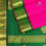 Silk Cotton Sarees Korvai – Rani Pink SAS0035320 - Image 4