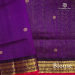 Silk Cotton Sarees Korvai – Dark Olive Green SAS0035331 - Image 3