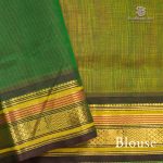 Silk Cotton Sarees Korvai Vairaoosi– Orange SAS0035333 - Image 3