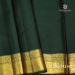 Pure Silk Sarees - Olive Green SASPS35337 - Image 4