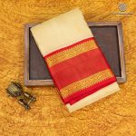 Pure Silk Sarees - Light Tan SASPS35344 - Image 6