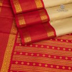 Pure Silk Sarees - Light Tan SASPS35344 - Image 3