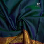 Pure Silk Sarees - Peacock Green SASPS35346 - Image 2