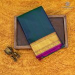 Pure Silk Sarees - Peacock Green SASPS35346 - Image 6