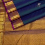 Pure Silk Sarees - Peacock Green SASPS35346 - Image 3