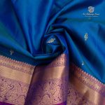 Pure Silk Sarees - Peacock Blue SASPS35350 - Image 2