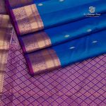 Pure Silk Sarees - Peacock Blue SASPS35350 - Image 3
