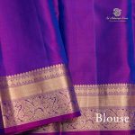 Pure Silk Sarees - Peacock Blue SASPS35350 - Image 4