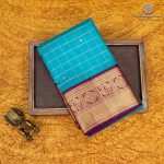 Pure Silk Sarees - Dark Turquoise SASPS35352 - Image 6
