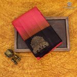 Pure Silk Sarees - Orangish Pink SASPS35355 - Image 6