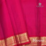 Pure Silk Sarees - Dark Navy Blue SASPS35357 - Image 4