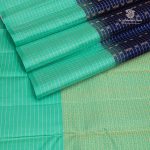 Pure Silk Sarees - Dark Navy Blue SASPS35358 - Image 3