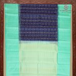 Pure Silk Sarees - Dark Navy Blue SASPS35358 - Image 5