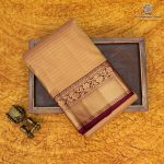 Pure Silk Sarees - Dual Shade Dark Beige SASPS35359 - Image 6