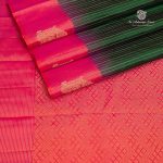 Pure Silk Sarees - Dark Green SASPS35360 - Image 3