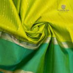 Pure Silk Sarees - Chartreuse SASPS35363 - Image 2