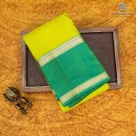 Pure Silk Sarees - Chartreuse SASPS35363 - Image 6