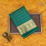 Pure Silk Sarees - Dark Spring Green SASPS35364 - Image 6
