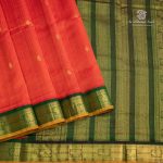 10 Yards Silk Cotton Sarees - Red Orange SASTS0035365