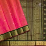 10 Yards Silk Cotton Sarees - Dual Shade Orangish Pink SASTS0035373