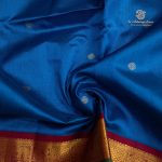 10 Yards Silk Cotton Sarees - Blue Grotto SASTS0035376 - Image 2