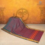 Dance Practice Sarees - Dual shade Green with Maroon SASDS0035444 - Image 3