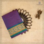 Dance Practice Sarees - Dual shade Blue with Maroon SASDS0035447