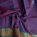 Dance Practice Sarees - Dual shade Blue with Maroon SASDS0035447 - Image 2