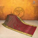 Dance Practice Sarees - Dual shade Green with Maroon SASDS0035450 - Image 3