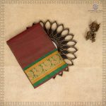Dance Practice Sarees - Dual shade Green with Maroon SASDS0035450