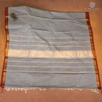 Kanchi Cotton Saree - Light Grey SASC35459 - Image 3