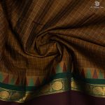 Kanchi Cotton Saree - Metallic Bronze SASC35460 - Image 2
