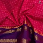 Kanchi Cotton Saree - Rani Pink SASC35461 - Image 2