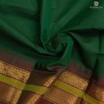 Kanchi Cotton Saree - Forest Green SASC35462 - Image 2