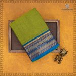 Kanchi Cotton Saree - Wasabi SASC35463