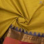 Kanchi Cotton Saree - Sampangi Green SASC35464 - Image 2