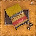 Kanchi Cotton Saree - Sampangi Green SASC35464