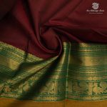 Kanchi Cotton Saree - Maroon SASC35470 - Image 2