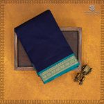 Kanchi Cotton Saree - Dark Navy Blue SASC35471