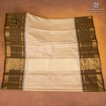 Kanchi Cotton Saree - Creamy Beige SASC35474 - Image 3