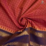Kanchi Cotton Saree - Dark Coral  SASC35479 - Image 2