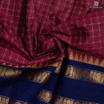 Kanchi Cotton Saree - Old Mauve SASC35480 - Image 2