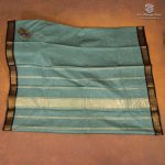 Kanchi Cotton Saree - Camouflage Green SASC35485 - Image 3
