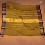 Kanchi Cotton Saree - Mehandi Green SASC35487 - Image 3