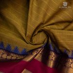 Kanchi Cotton Saree - Mehandi Green SASC35488 - Image 2