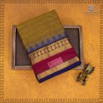 Kanchi Cotton Saree - Mehandi Green SASC35488