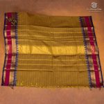 Kanchi Cotton Saree - Mehandi Green SASC35488 - Image 3