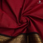 Kanchi Cotton Saree - Maroon SASC35489 - Image 2