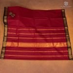 Kanchi Cotton Saree - Maroon SASC35489 - Image 3